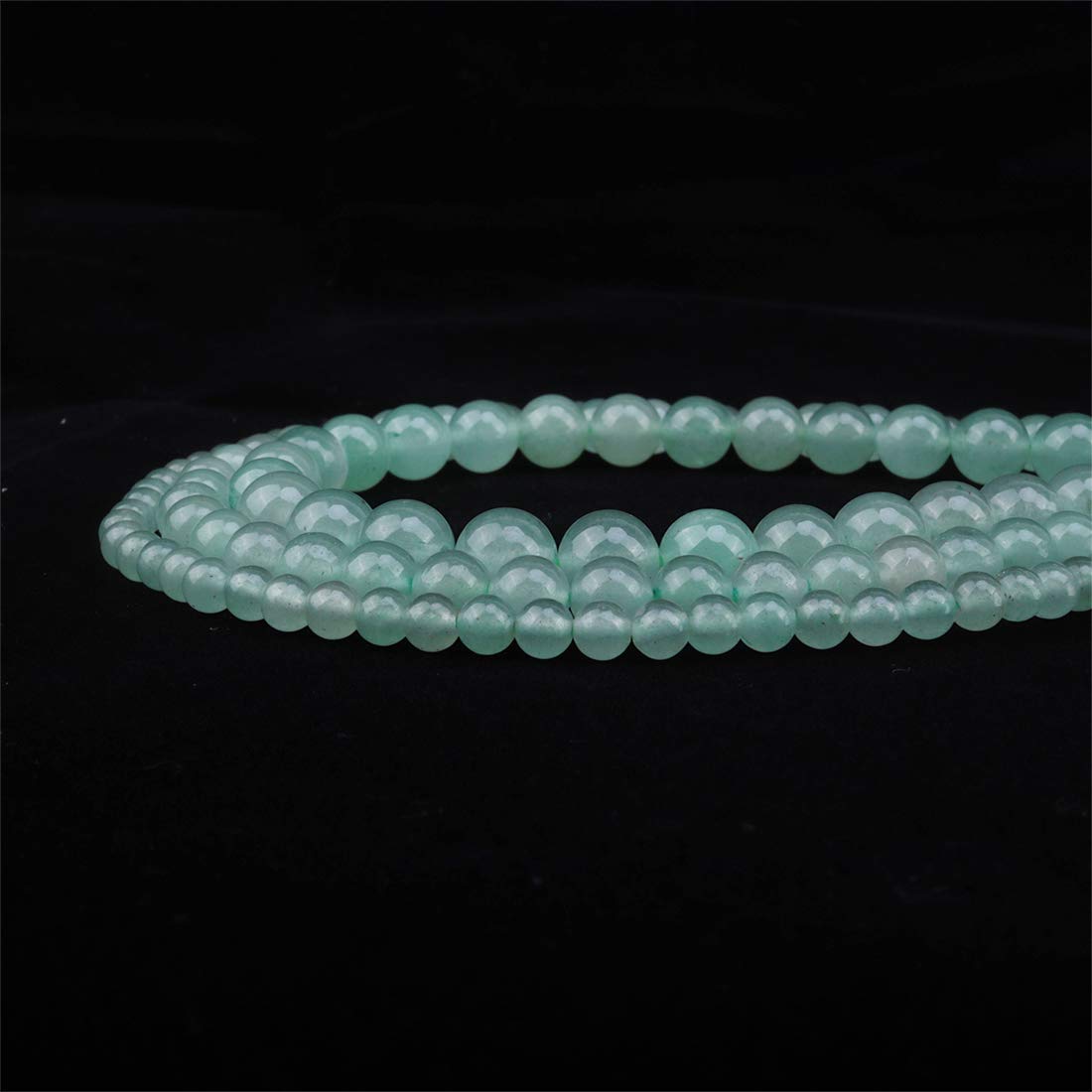 ICAI Beads 10mm Natural Green Aventurine Stone Round Loose Stone Beads for Jewelry Making DIY Crafts Design 1 Strand 15" APPR.34-36pcs