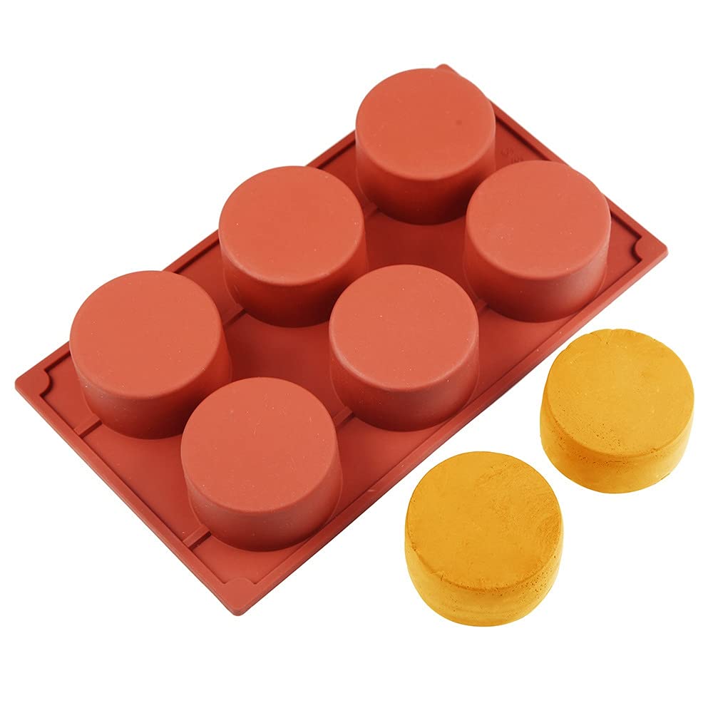 Silicone 11/8/6 Cavity Cylinder Shape Cake Mold For Baking Dessert Ice-Creams Mousse Mould Fondant Decorating Tools (6 Cavity)