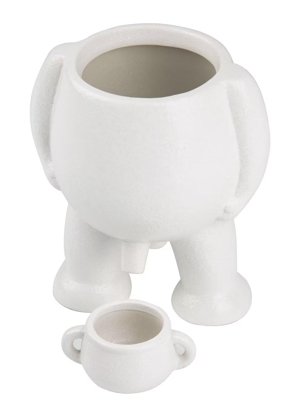 ZIGFRUIT Piss Pot Planter - Peeing Plant Pot, Funny Vase Home Decor (White)