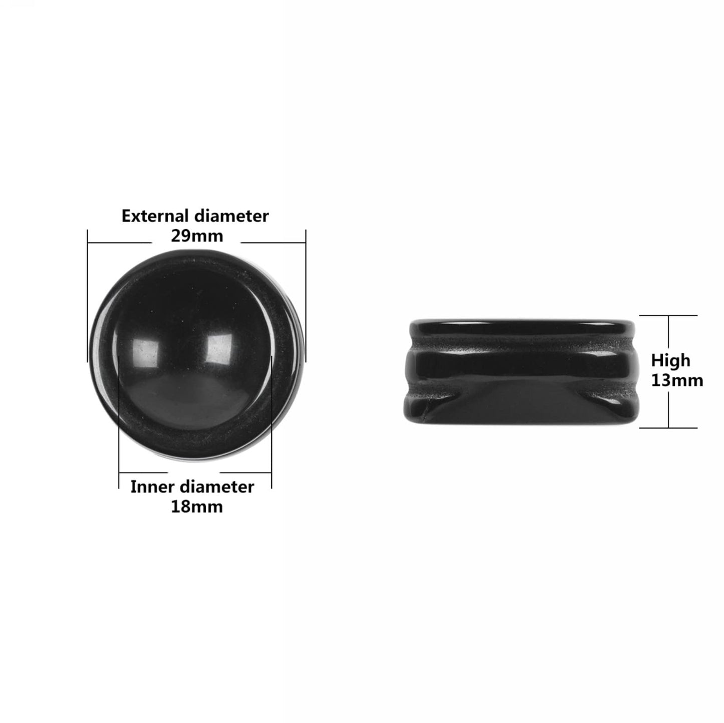 Justinstones Natural Black Obsidian Gemstone Egg Crystal Healing Chakra Meditation Home Office Decor Stone with Stone Stand