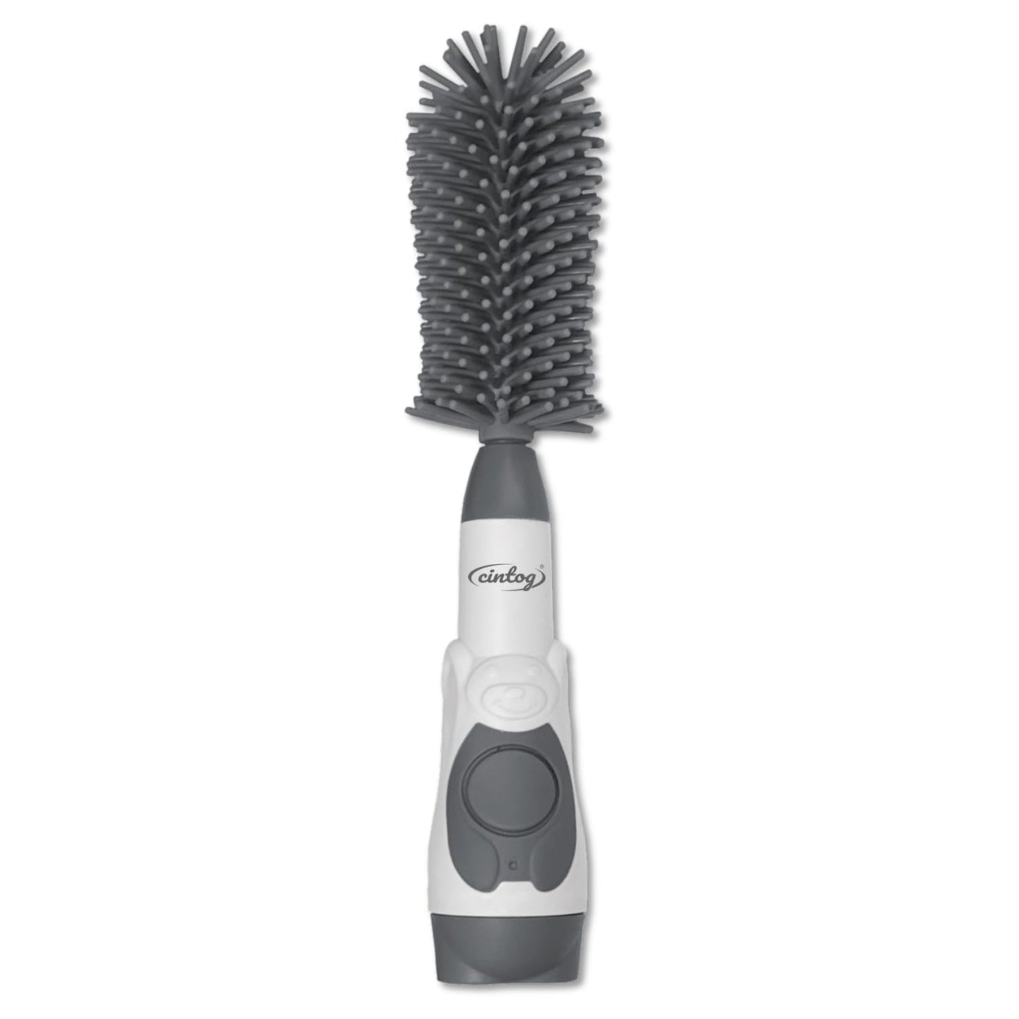 Soap Dispensing Brush Cleaner for Kitchen, Glassware, Mugs, and Plates, BPA Free Silicone Bristles, Portable Comprehensive Multi-Purpose Cleaning