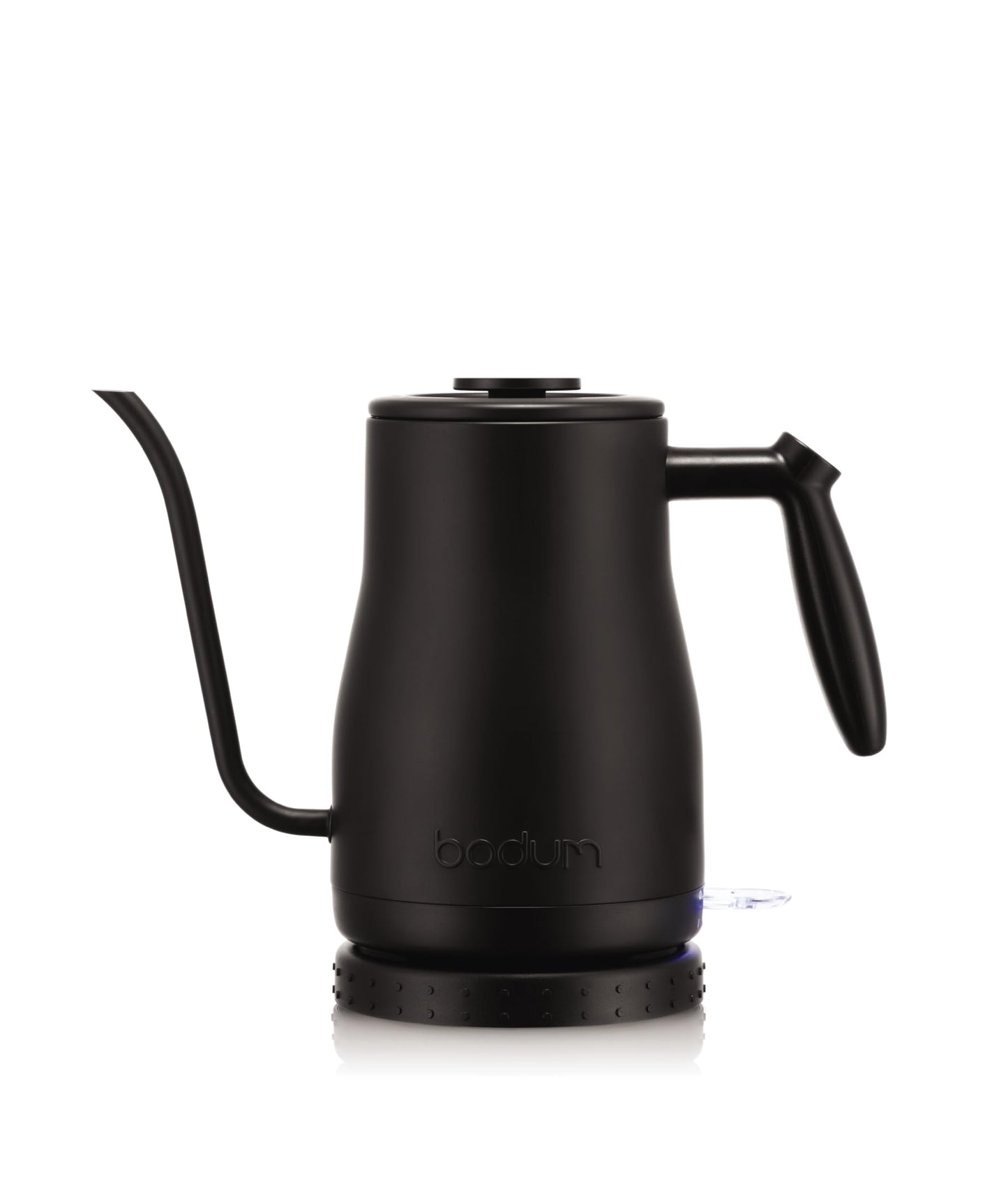 Bodum 34oz Bistro Gooseneck Electric Water Kettle, Pour Over Coffee & Tea, Stainless Steel, Matte Black