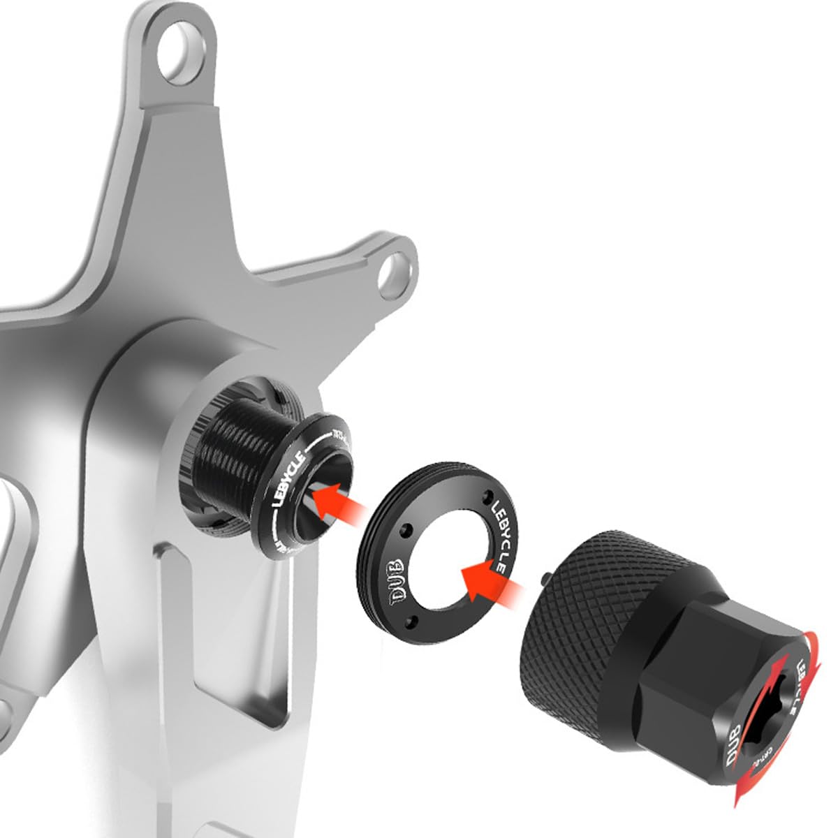 HOUSON DUB Crank Bolt | 7075 Aluminum | Inner/Outer Thread | For SRAM NX/GX/XX1/Eagle