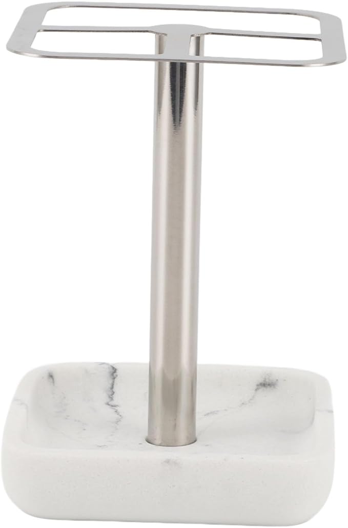 Mumusuki Stainless Steel Toothbrush Holder, Space Saving Toothpaste Organizer with Multifunctional Storage for Bathroom (Silver)