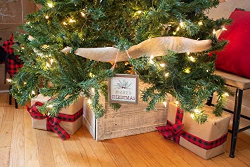 BARNWOODUSA Christmas Tree Collar or Box Made of Reclaimed Wood â€“ Rustic