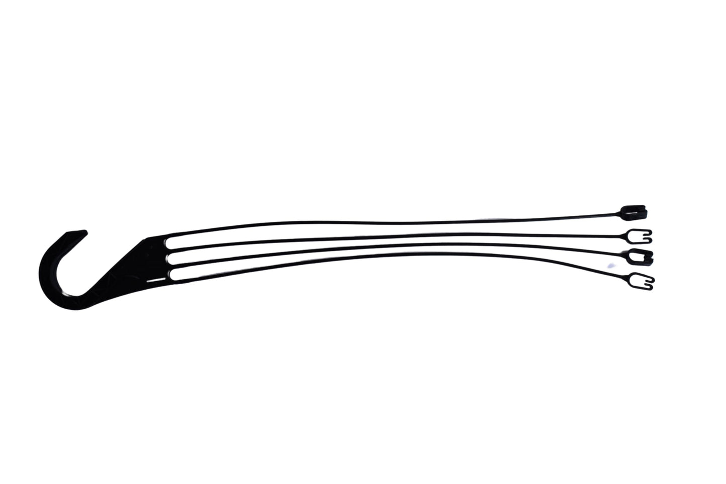 Replacement 4 Strand Plastic Hangers for 12" Hanging Baskets - Set of 5 (Black)