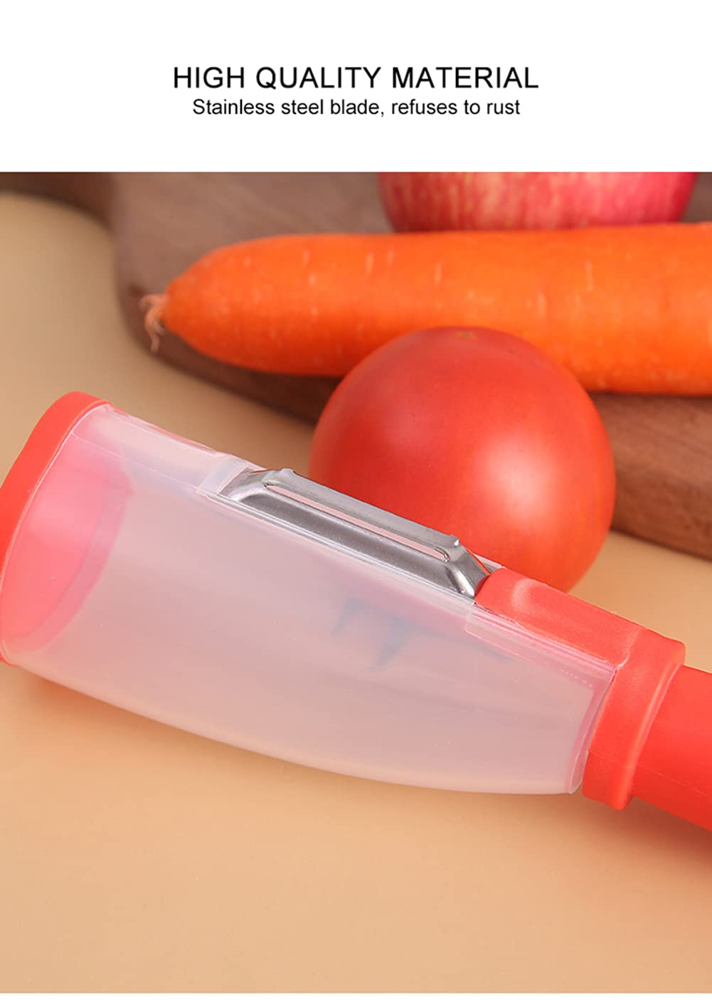 Multifunctional Storage Type Peeling Knife Peeling Knife With Storage Tube Peeler Peeling Apple Supplies Household Peeling Knife