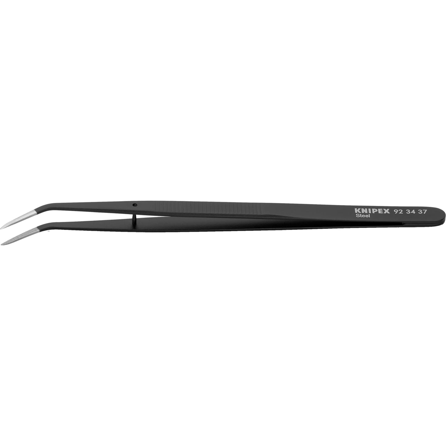 Knipex 92 34 37 Precision Tweezers with centering pin 6,1" in black