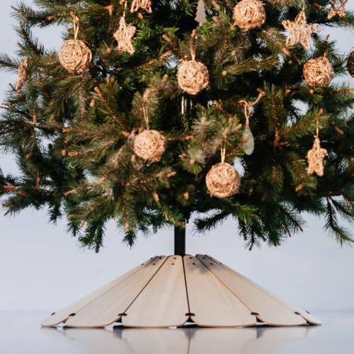 Tree Nest Christmas Tree Collar 32" D Round Christmas Tree Skirt Base Cover
