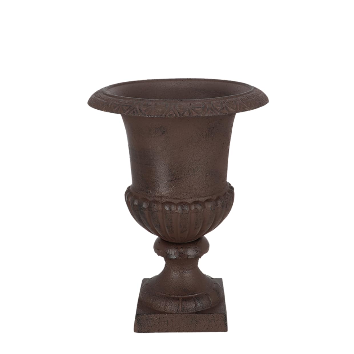 Esschert Design XH61-AR Large French Urn, 12" Diameter, Cast Iron, Decorative