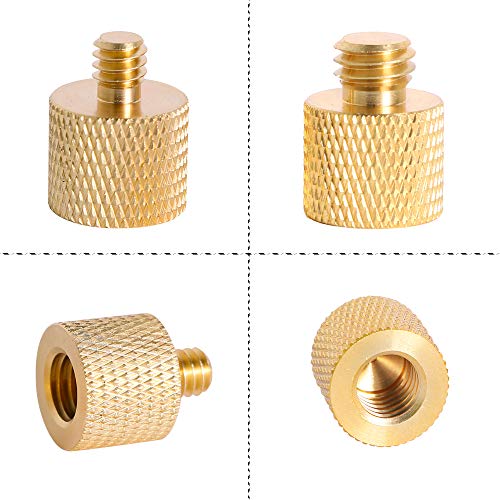 26PCS Camera Screws Mount Set 1/4 Inch and 3/8 Inch Threaded Converter Screws Adapter Flash Shoe Mount for DSLR Camera/Tripod/Monopod/Ballhead/Flash Light/Quick Release Plate
