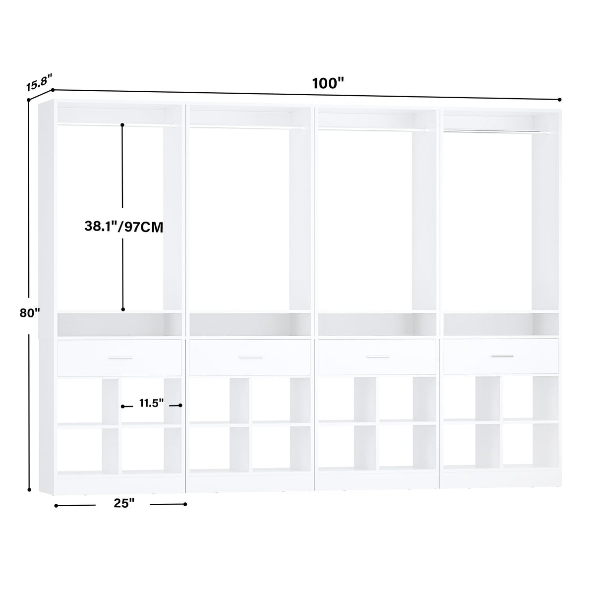 100" Closet System