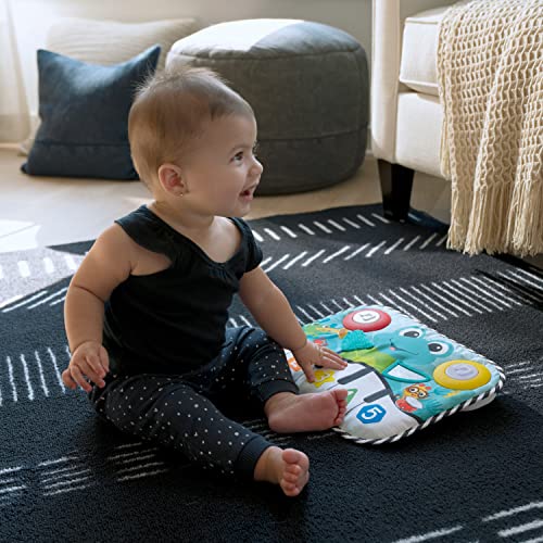 Baby Einstein Ocean Explorers Neptune's Kick & Explore Musical Kick Pad & Crib Toy, Tummy Time Mat, Learning Toy, for Ages 0 Months and up