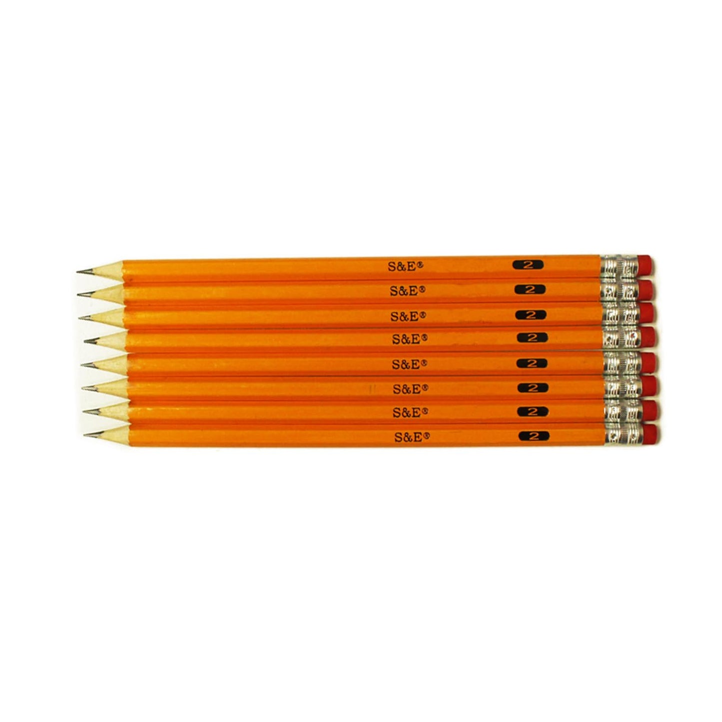 S & E TEACHER'S EDITION Woodcased #2 Pencils, Pre-sharpened, HB Lead Bulk Box, Pencils No. 2, Yellow, Back to school, 1000 Count