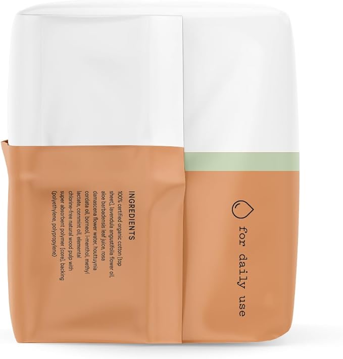 The Honey Pot Company - Herbal Panty Liners for Women - Organic Incontinence w/Wings - Infused w/Essential Oils for Cooling Effect - Postpartum Essentials - Feminine Care - FSA - 20ct