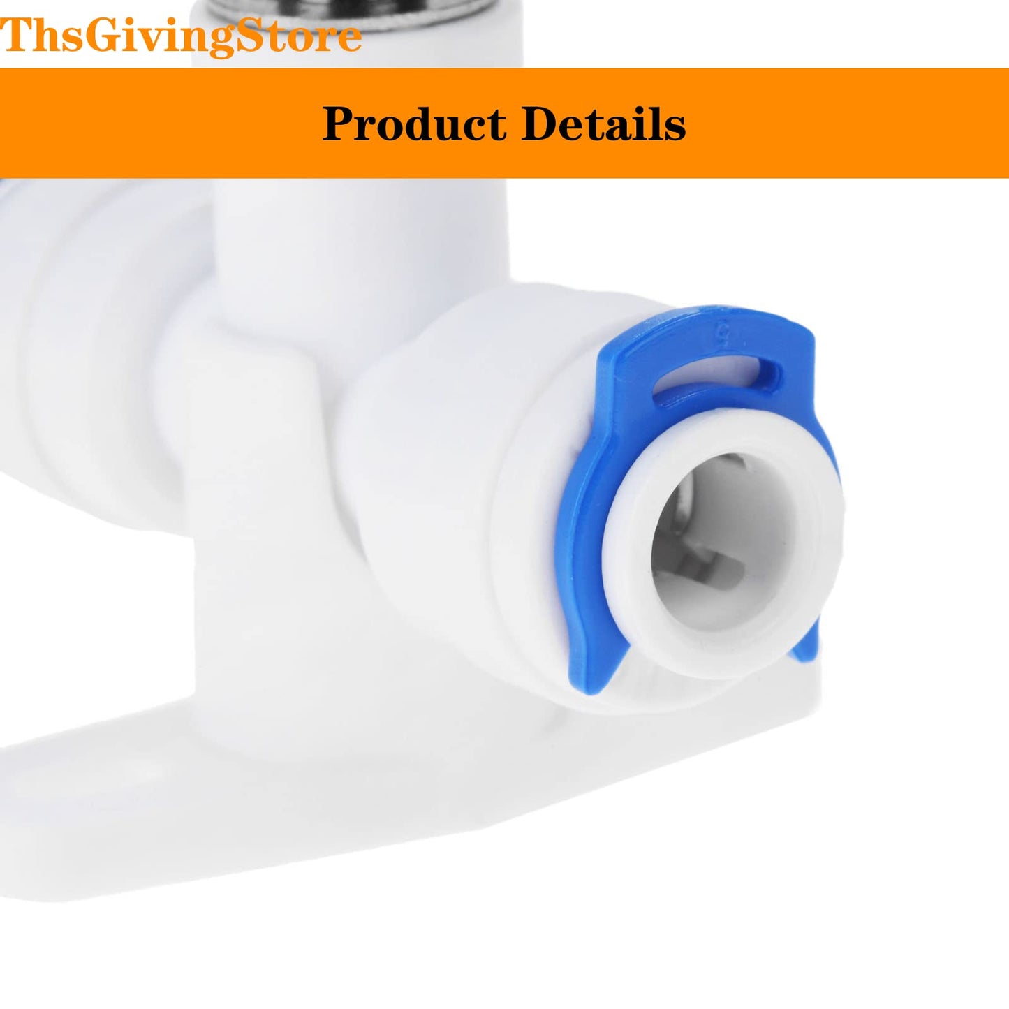 1PCS RO Water Flow Control Valve, Reverse Osmosis 1/4" OD Regulator Waterflow Control Valve Connector Fitting, Water Flow Adjust Valve, Water Speed Controller