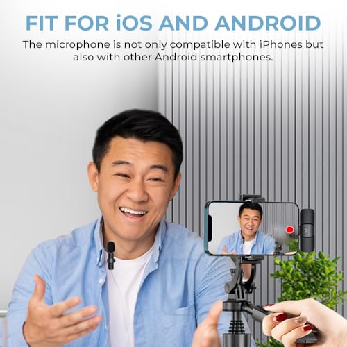 Vlogging Kit for iPhone, YouTube TikTok Podcast Video Recording Starter Kit for Content Creators, Equipment: Full Size Tripod, Phone Stabilizer, Shotgun Microphones & LED Lights