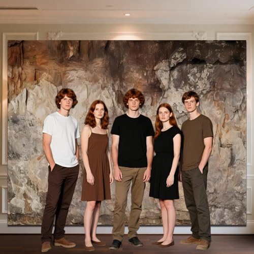 10x8FT Realistic Cave Rock Wall Backdrop Natural Stone Texture Archeological Photography Background Outdoor Adventure Photo Banner Game Nature Theme Party Decor Studio Props - size: 10X8FT