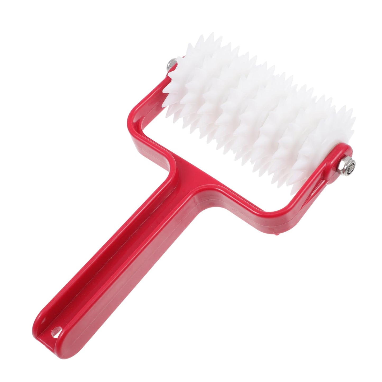 Zerodeko Pizza Dough Roller Docker 7.87 Inch Plastic Spike Wheel Kitchen Gadget for Even Pizza Crust Perforation and Bubble Prevention Baking Tool
