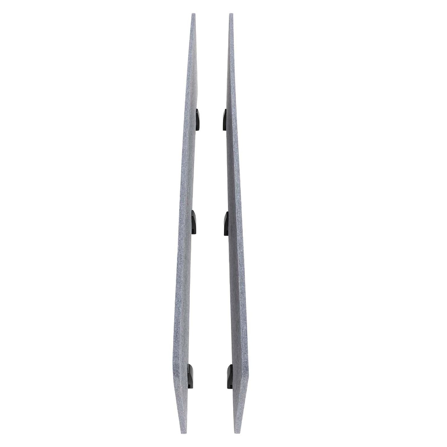 ReFocus Raw Clamp-On Acoustic Desk Divider Mounted Privacy Panel Set – Reduce Noise & Visual Distractions for Office, Study (Castle Gray, 2× Panels (60"×16"))