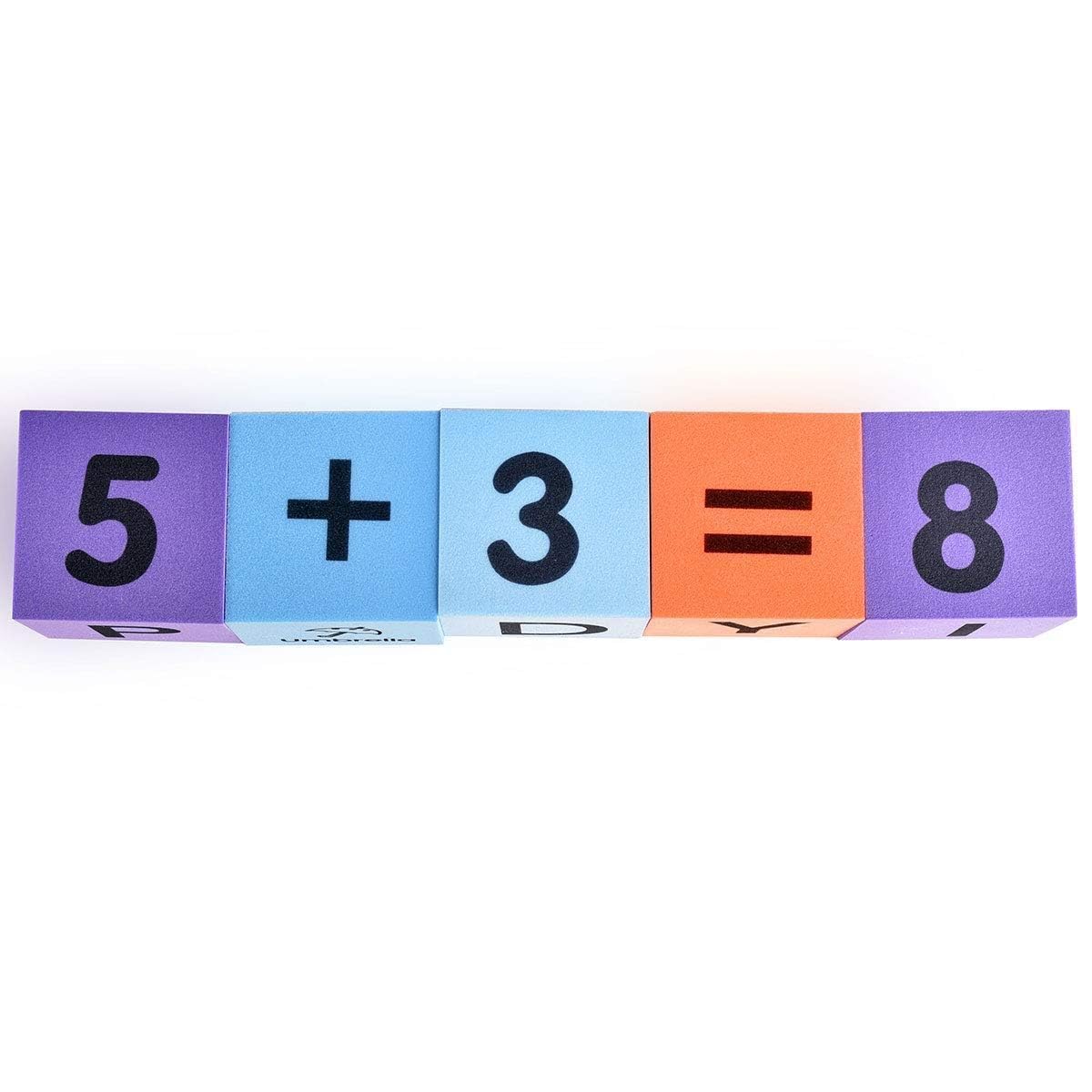 BOHS Foam Learning Blocks - Number,Alphabet,Shapes,Sight Words - Quiet,Safe and Soft Stacking Toys for Toddlers,30pcs,1.96 in(5cm)/piece