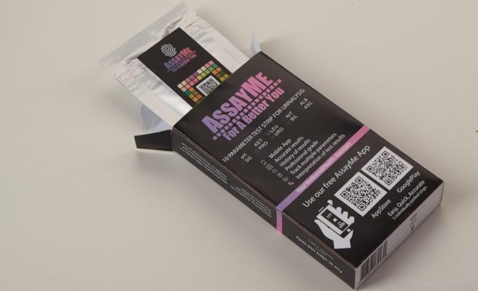 Wellness Urine Home Test Strips with Mobile App. Home Kidney Test Illustrated of Your Health Based on pH, Keto, Protein end More. UTI test strips for women. Urinalysis Test Strips. Liver Test.