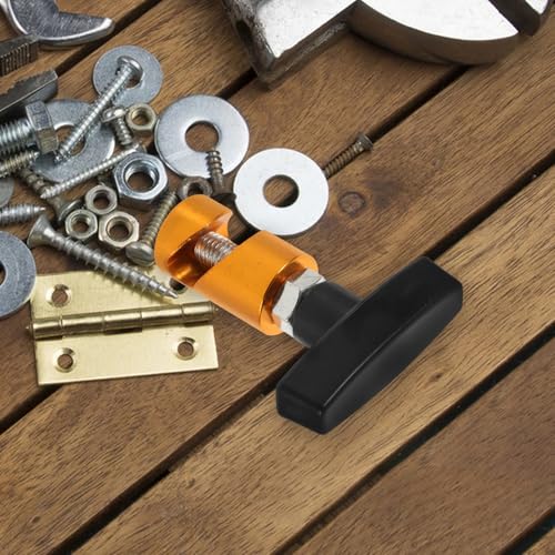 Universal Car Hood Lift Rod Holder Clamp, Hydraulic Hood Support Strut Prop, Anti-slip Gold Automotive Lift Support Tool for Engine Cover and Trunk Maintenance