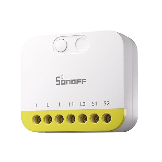 SONOFF MINI Duo-L Zigbee Smart Switch – No Neutral Wire, Zigbee 3.0, Dual Channel, Compact Design, Works with Alexa, Google Home