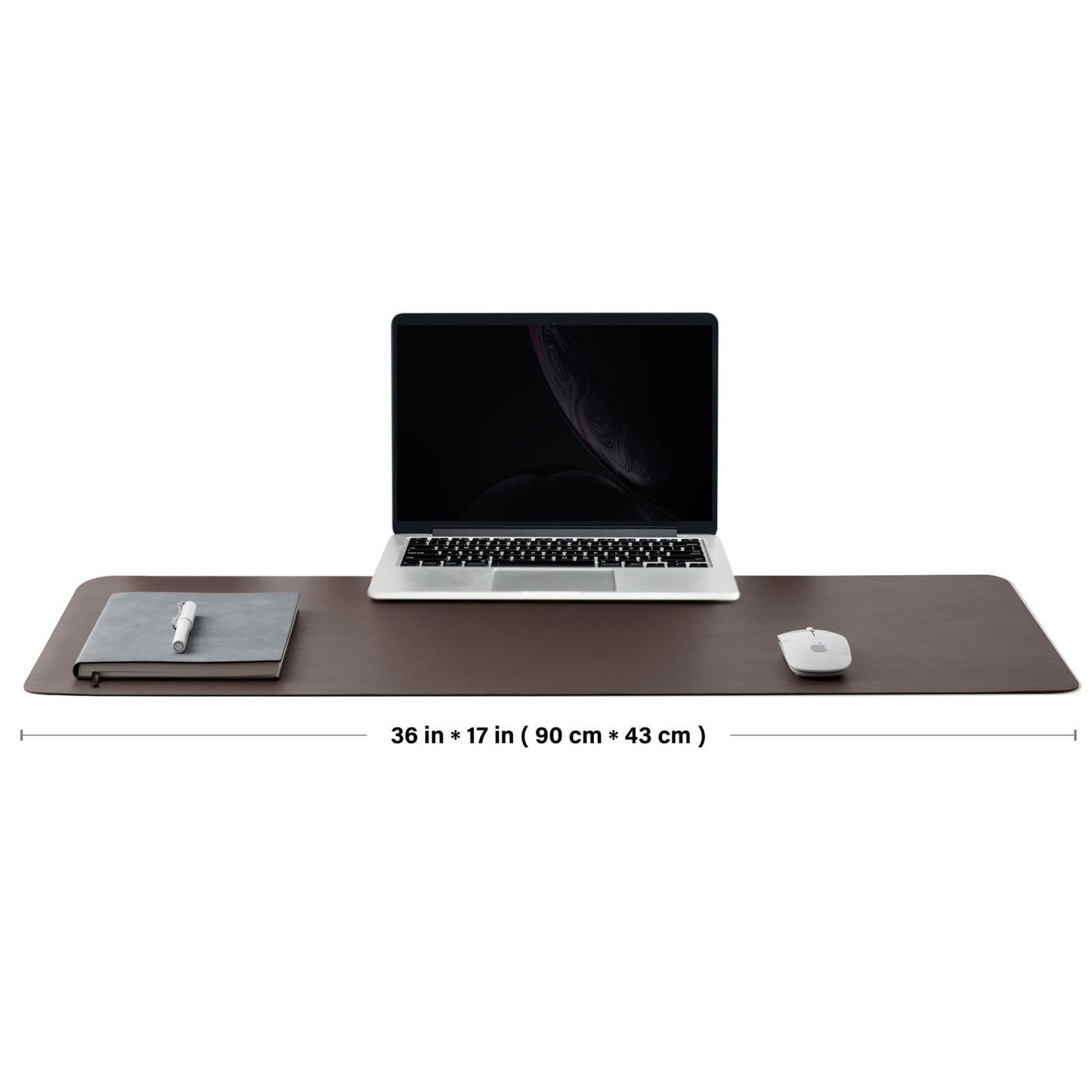 Cork Desk Mat - Dual-Sided Desk Pad for Office and Home - Desk Organization and Accessories - Ideal for Large Mouse Pad and Desk Mats on Top of Desks(Coffee,36"x 17")