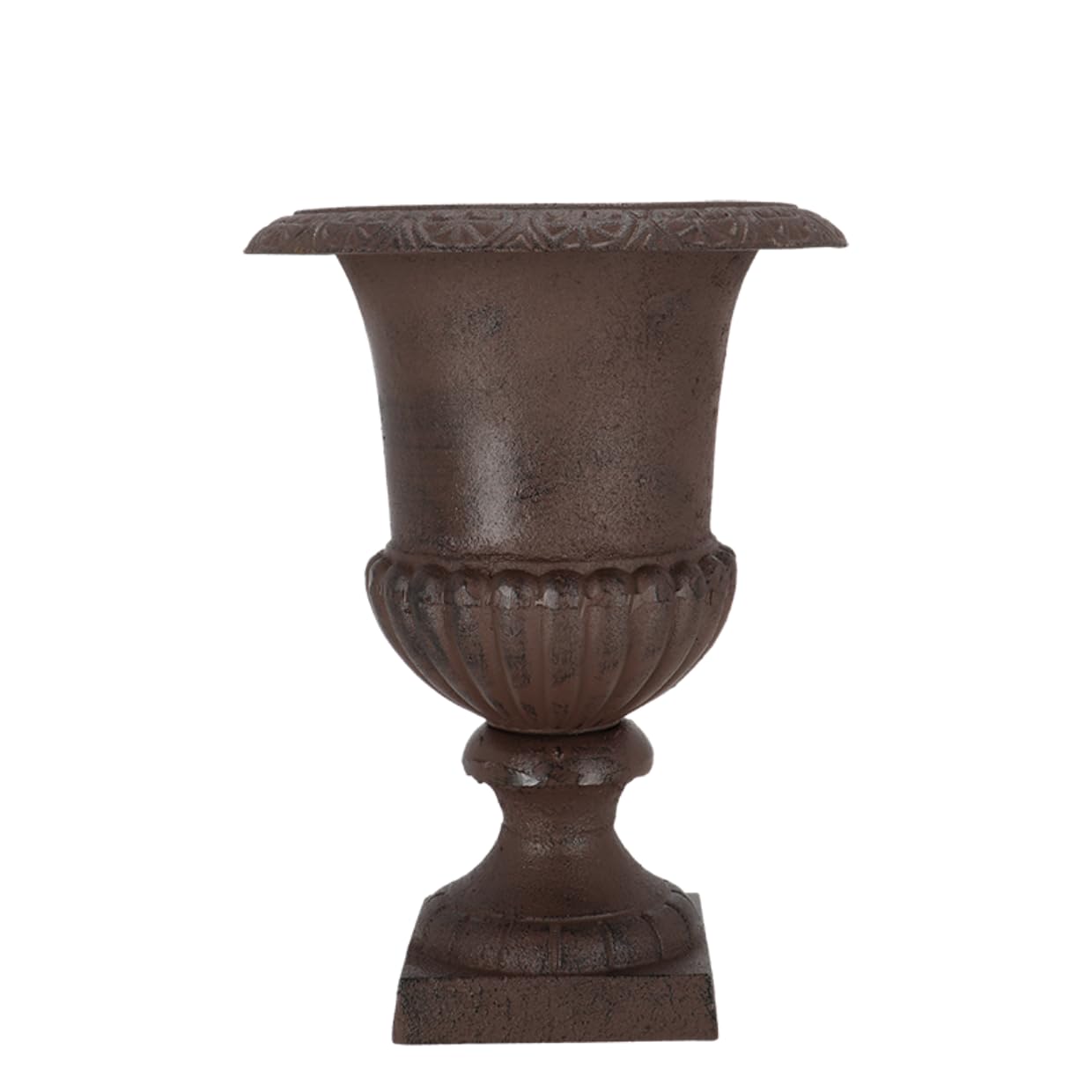 Esschert Design XH61-AR Large French Urn, 12" Diameter, Cast Iron, Decorative