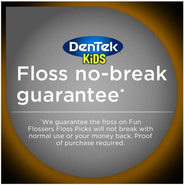DenTek, Kids Fun Flossers, Removes Food & Plaque, 40 Count (Pack of 8)