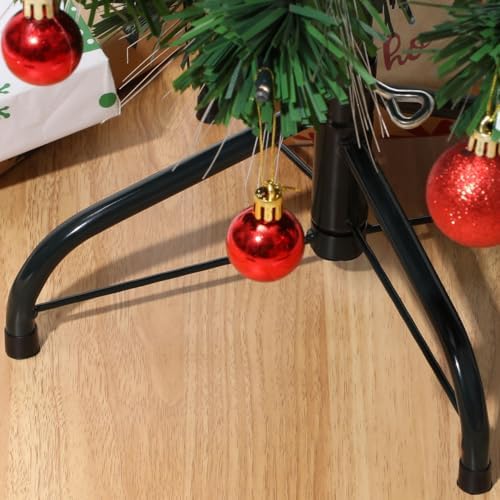 Operitacx Christmas Tree Stand, Replacement Christmas Tree Base Iron Christmas Tree Stands Xmas Tree Stand Base for Artificial Trees Fits Tree Trunks Up to 0.7 Inches