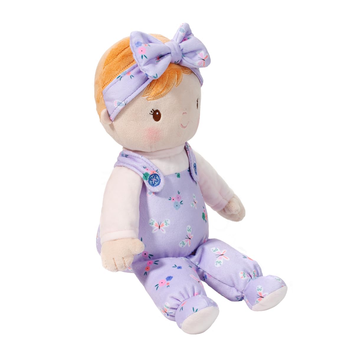 Douglas Willa Butterfly Flower Soft Baby Doll – Soft & Cuddly First Doll for Babies, Infants & Toddlers - 10-inch Sitting and 13-inch Overall Size