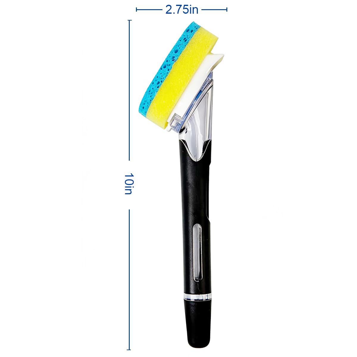 CELOX Dish Sponge with Handle, Soap Scrubber for Kitchen Cleaning