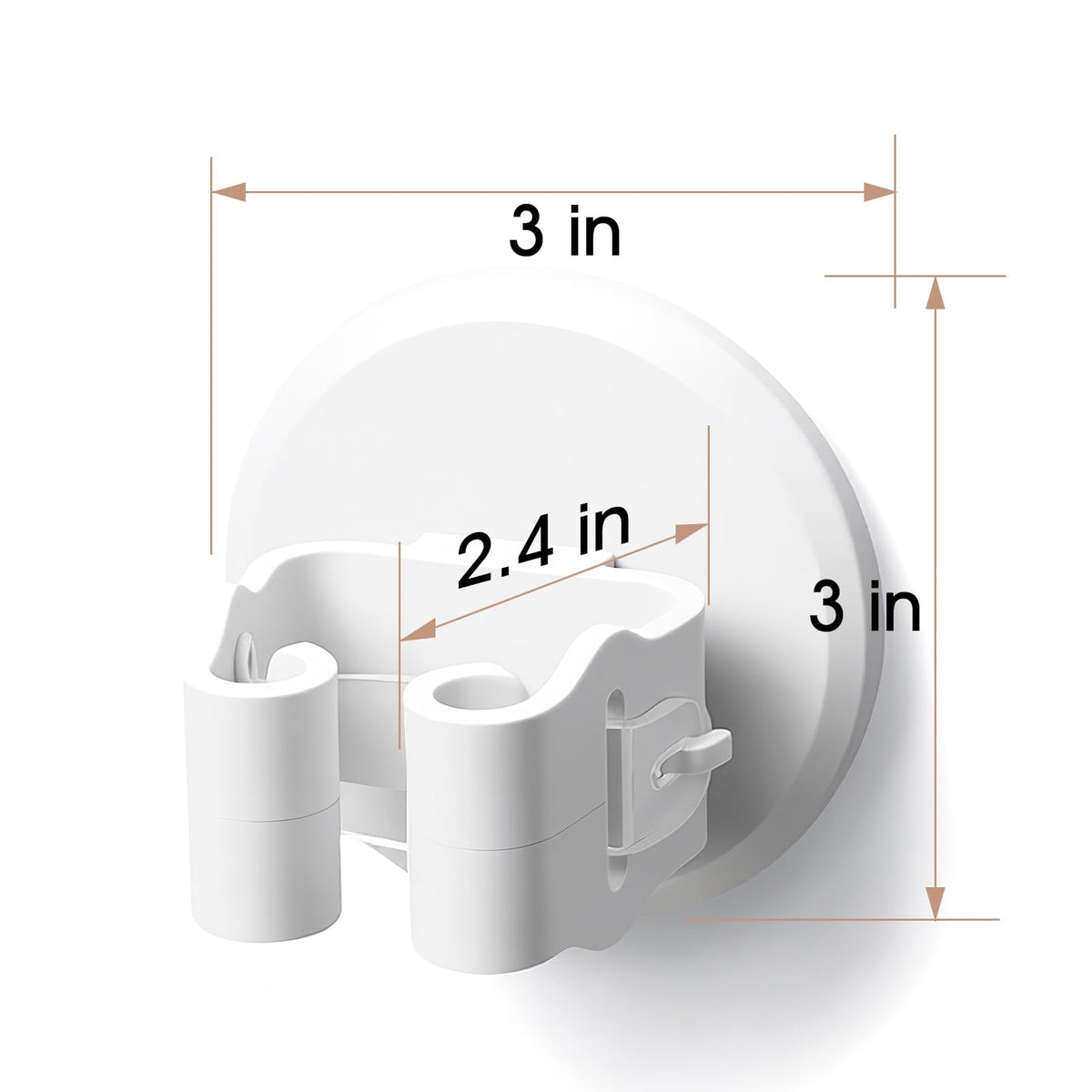 Anti Slip Broom Holder (3 Count)