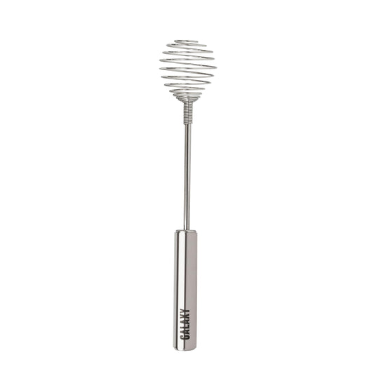 Tovolo Spring Whisk Stainless Steel 10 Inch Galaxy Coil Whisker for Cooking Blending Mixing Stirring Whipping Whisking and Beating, Easy to Clean Dishwasher Safe Frother Stirrer Blender Coil Whisk