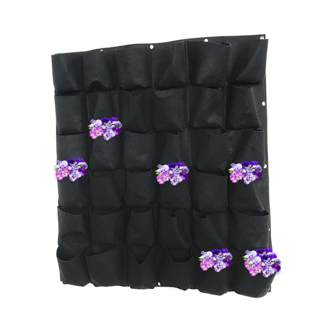 KUYYFDS Hanging Planter Bags Vertical Wall Mounted Plant Grow Bags 36 Pocket Fabric Pots for Home Balcony