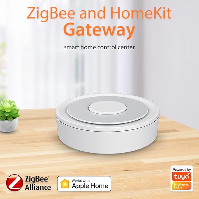Wired Tuya Zigbee 3.0 Hub - All-in-One Home Remote Controller for Tuya Smart Devices, Homebridge, Zigbee Gateway, Compatible with Apple HomeKit and Alexa/Google Assistant