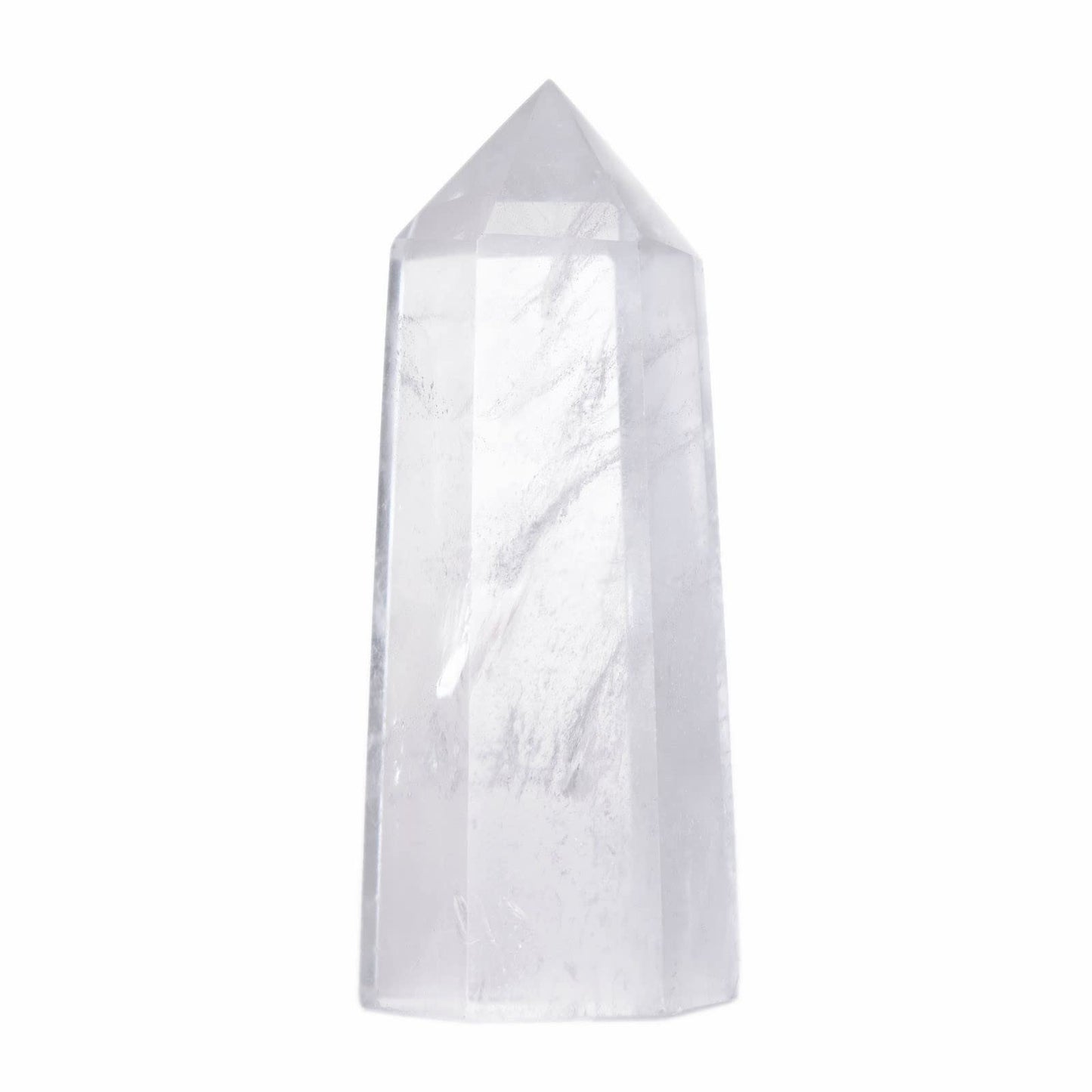 Large Clear Quartz Crystal Tower Healing Crystal Wand For Spiritual Use Hexagonal Point Reiki Chakra Gemstone Home Office Decor