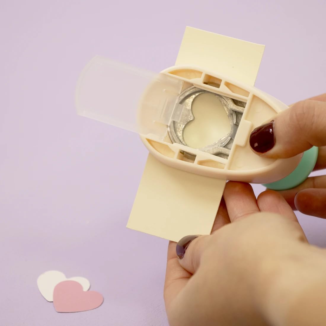 Craftelier - Heart Hole Punch Set | 3/8", 5/8" & 1" Heart Shaped Hole Puncher for Paper Crafts | Hole Puncher for Scrapbooking, DIY Cards & Journals | Craft Punch Set for Paper