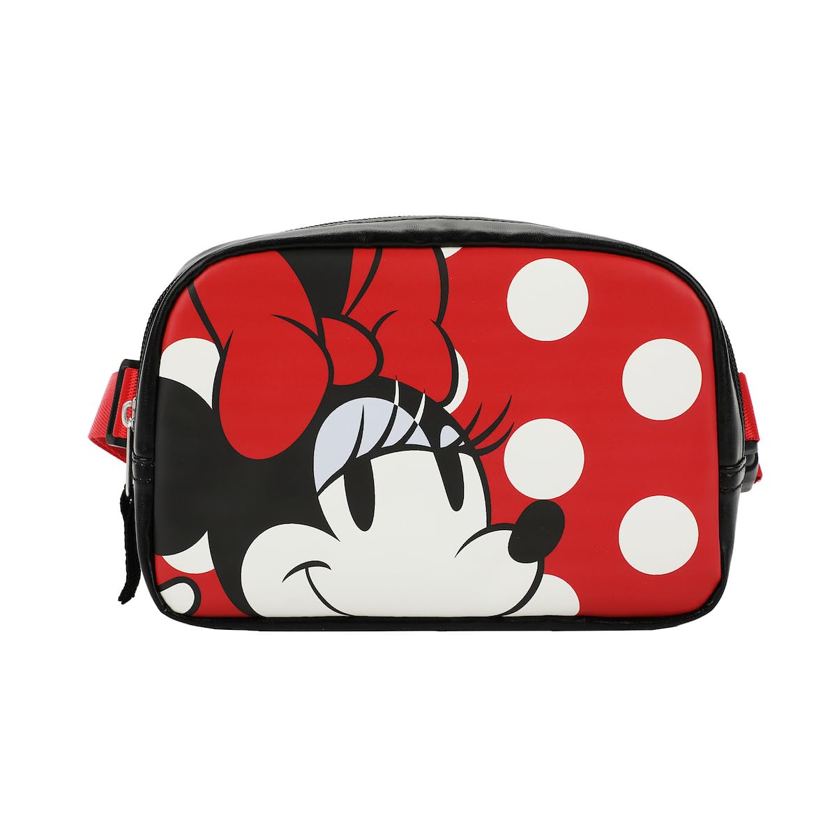 Bioworld Disney Minnie Mouse Belt Bag Wallet Lanyard and Keychain 4-Piece Gift Set