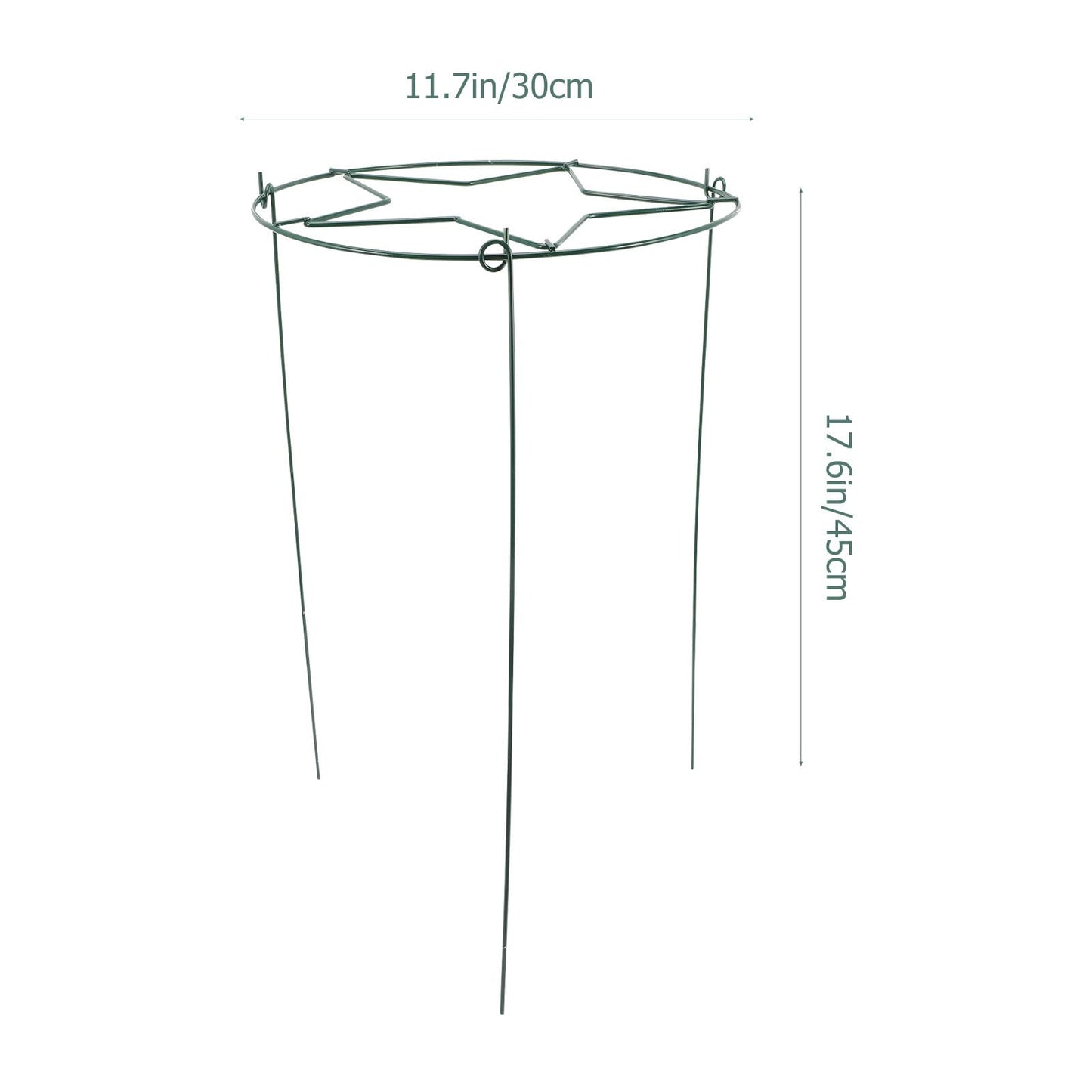 BESPORTBLE Garden Vine Plant Trellis Climbing Support Stand Metal Frame Green 30x45cm for Outdoor Indoor Potted Plants