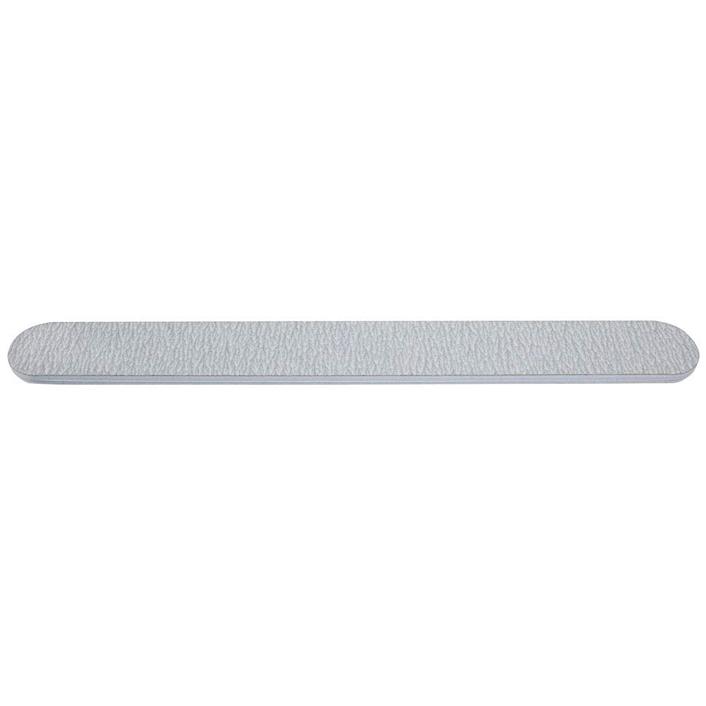 ForPro Zebra Foam Board, 120/240 Grit, Double-Sided Manicure Nail File, 7” L x .75” W 50-Count