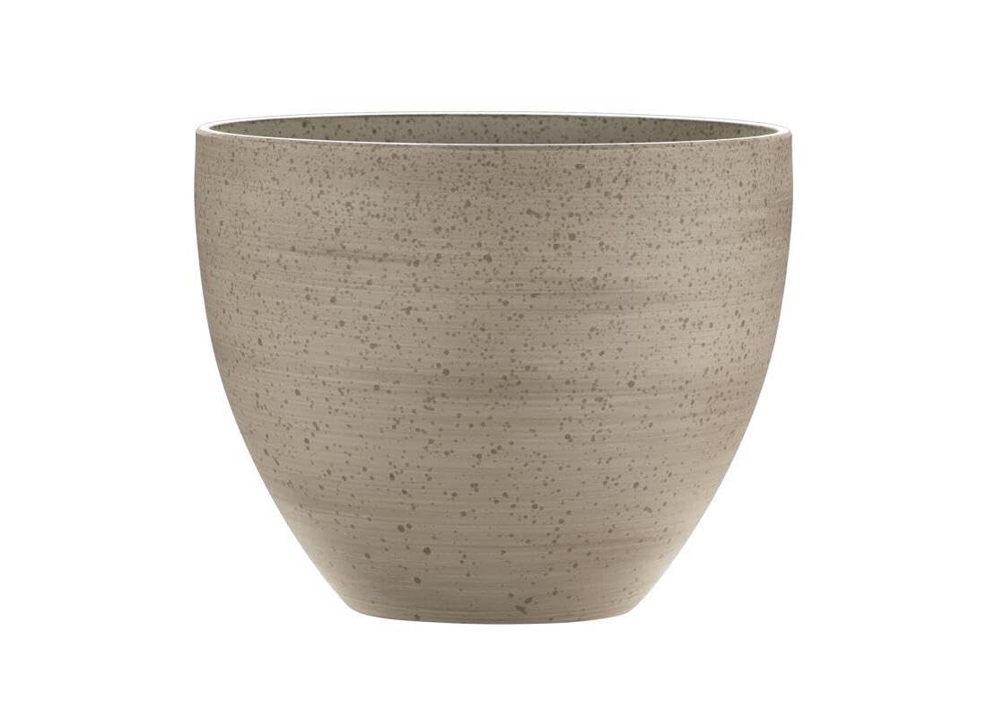 Southern Patio Planter Egg WHT STN 9"