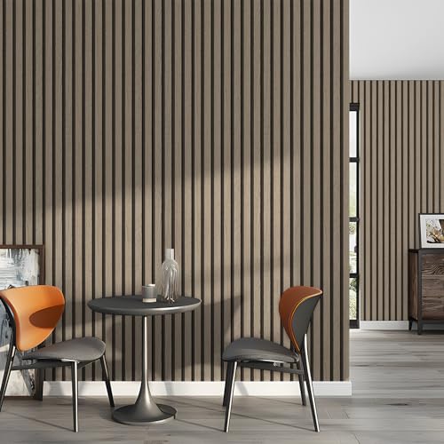 myforHD Wallpaper Peel and Stick Wood Grating Stripe Self-Adhesive Wallpaper Faux Wood Contact Paper Wood Slats Self Adhesive Wall Paper PVC Vinyl Film Removable Waterproof 17.3" x 118" - color: Wood G, size: 17.3" x 118.1"