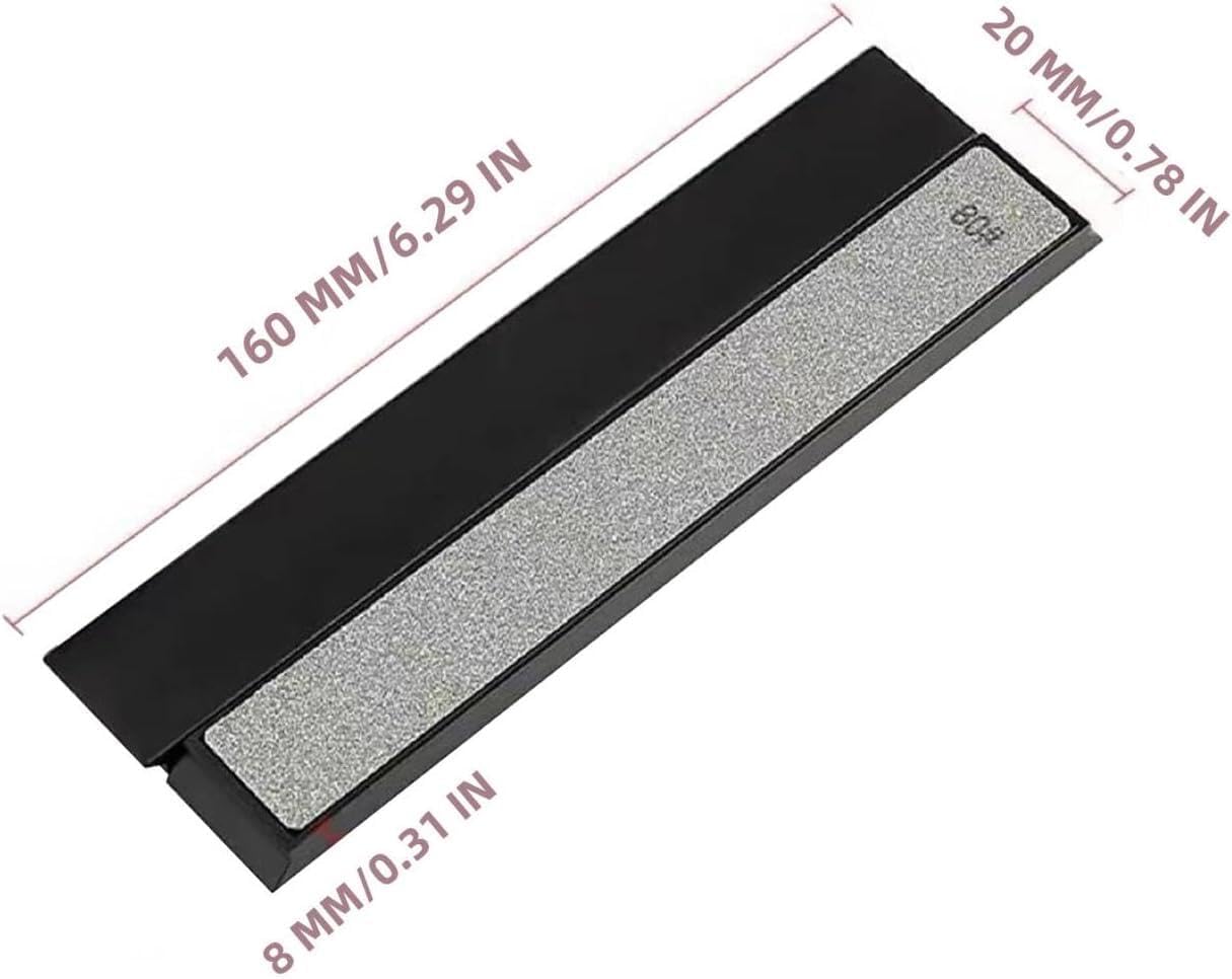 8 Pcs Diamond Sharpening Stones Set, diamond knife sharpening stone with a Non-Slip Base for Ruixin Sharpener