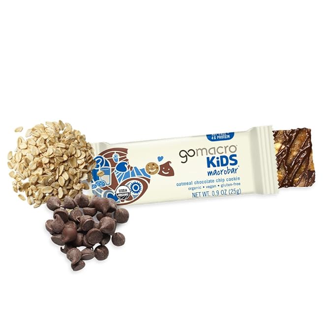 GoMacro MacroBar Organic Vegan Protein Bars - Dark Chocolate + Almonds & Coconut, Almond Butter, Chocolate Chips (2.3 Ounce Bars, 12 Count) (Pack of 2)
