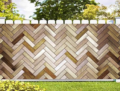 7X16ft Brown Rustic Wood Texture Wall Garage Door Decoration Background Wooden Board Photography Backdrop Wedding Birthday Baby Shower Party Decoration Party Decor Banner Cover - size: 7X16