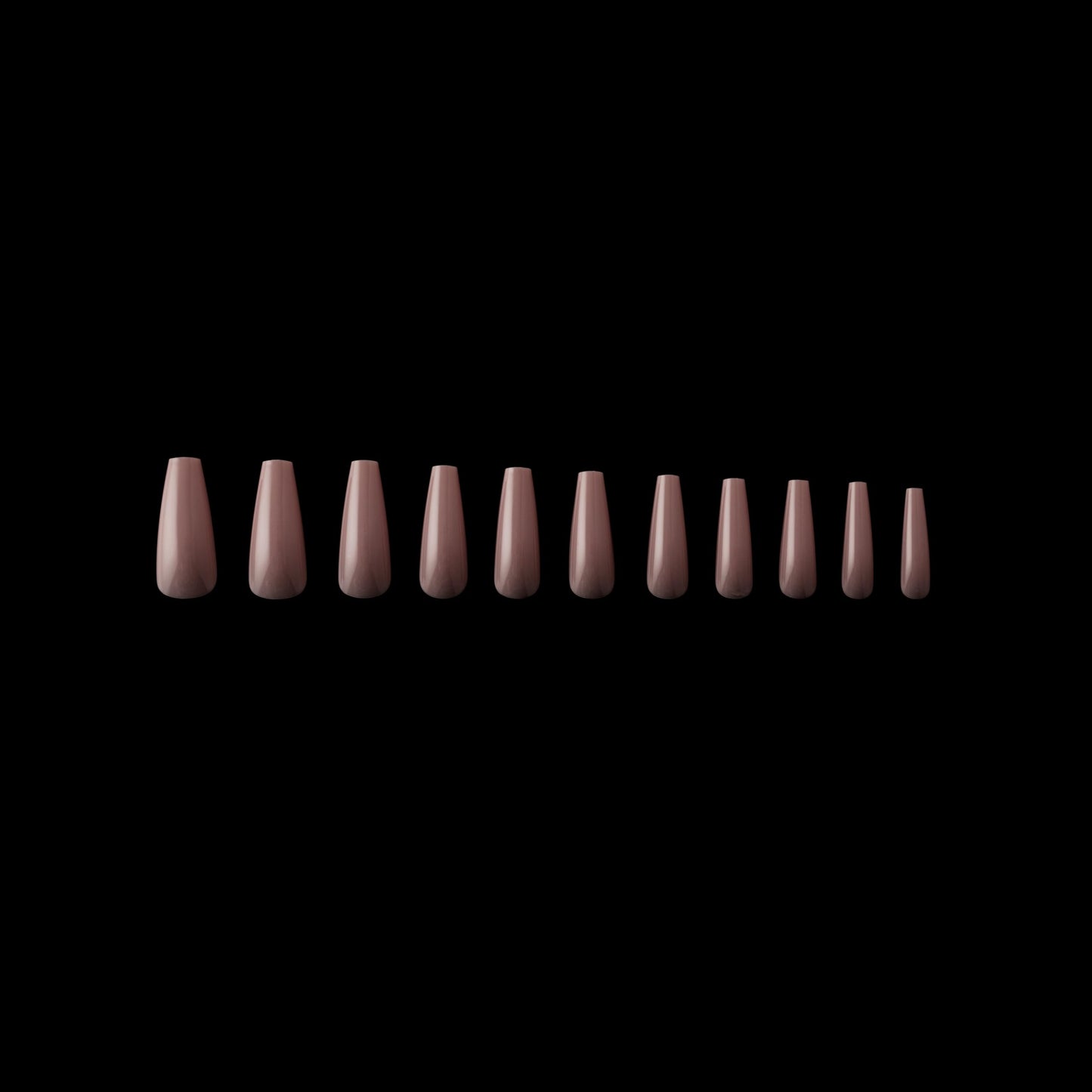 Apres Neutrals Gel-X Mia Box Of Press On Nails, 11 Sizes 00-9, Soft Gel Nail Tip Box (150pcs) (Sculpted Coffin Long, 150pcs)