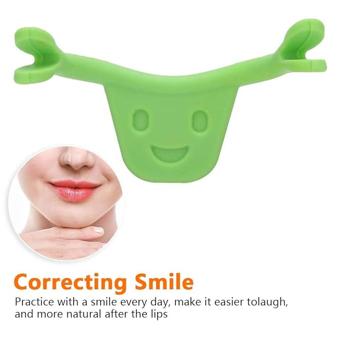 Smiling Maker, Smile Corrector, Face Trainer Smile Trainer Silicone Strap Face Line Lifting Muscle Training Mouth(1#)
